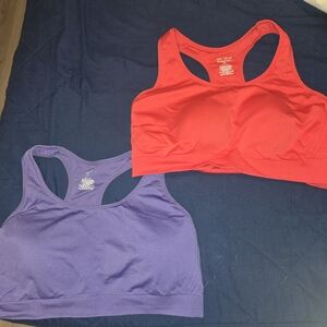 Red and Purple Sports Bras